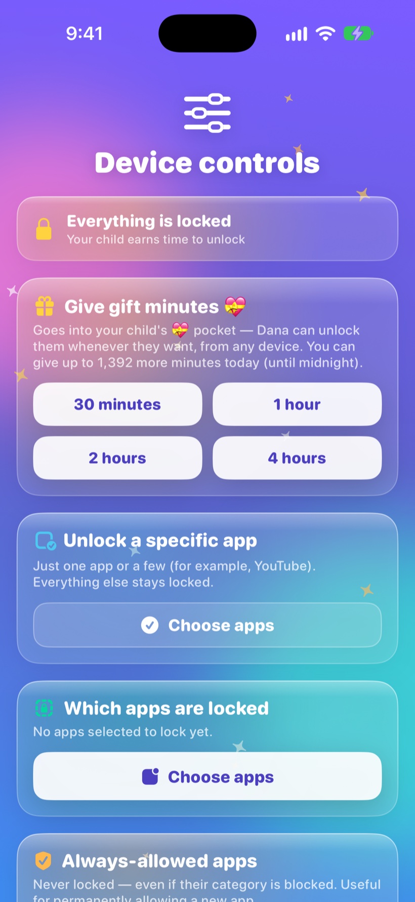 Device controls